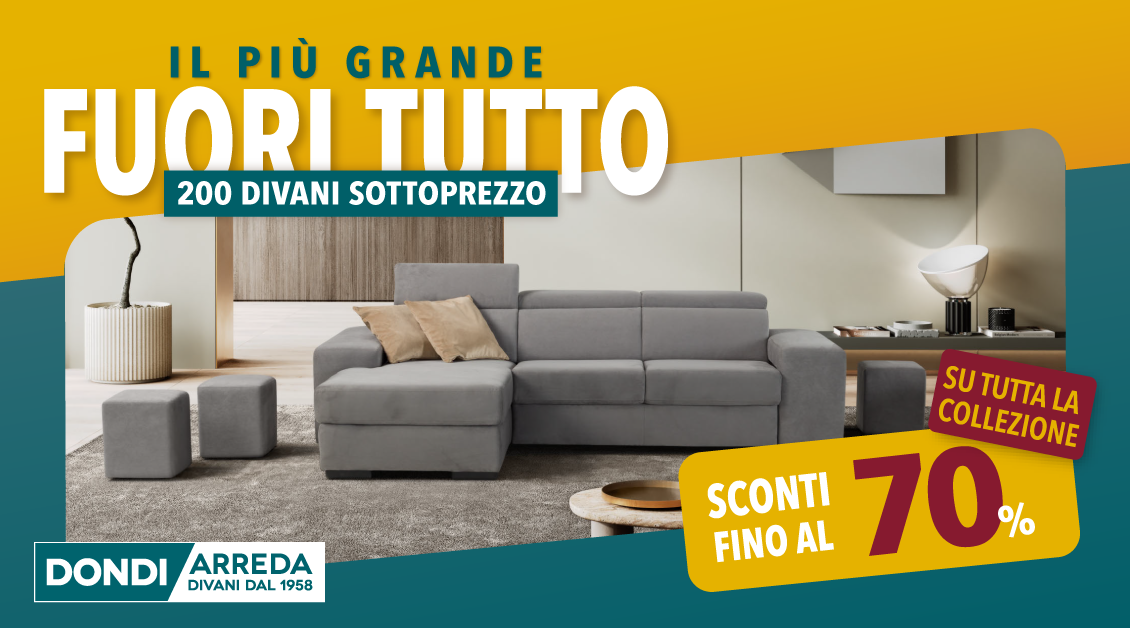 Il più grande FUORI TUTTO!