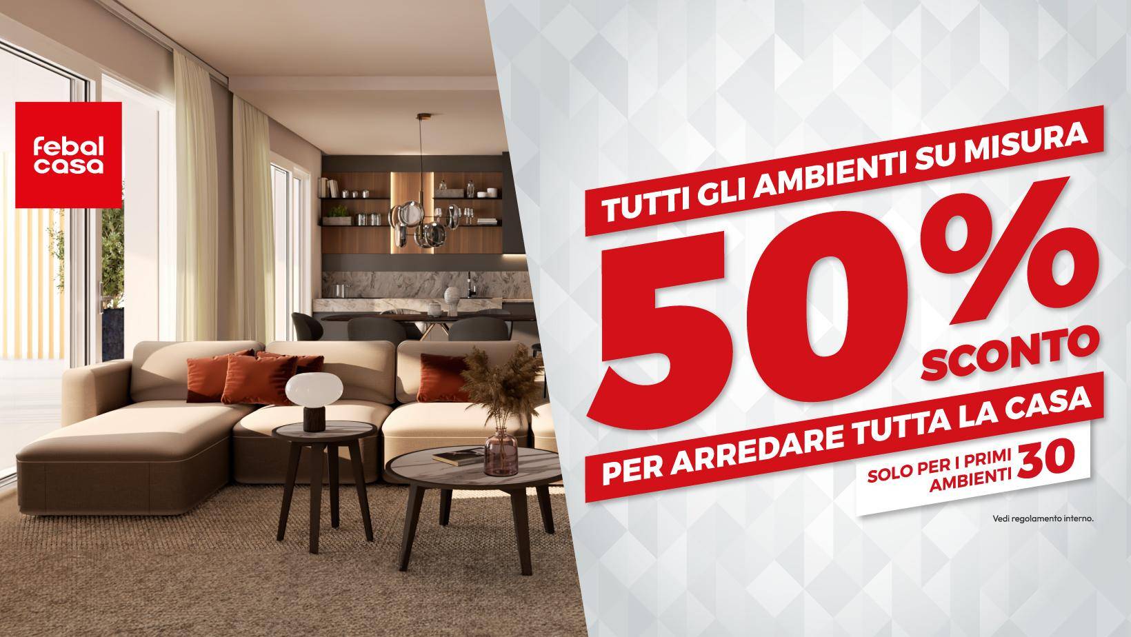 Sconto 50% Febal Casa