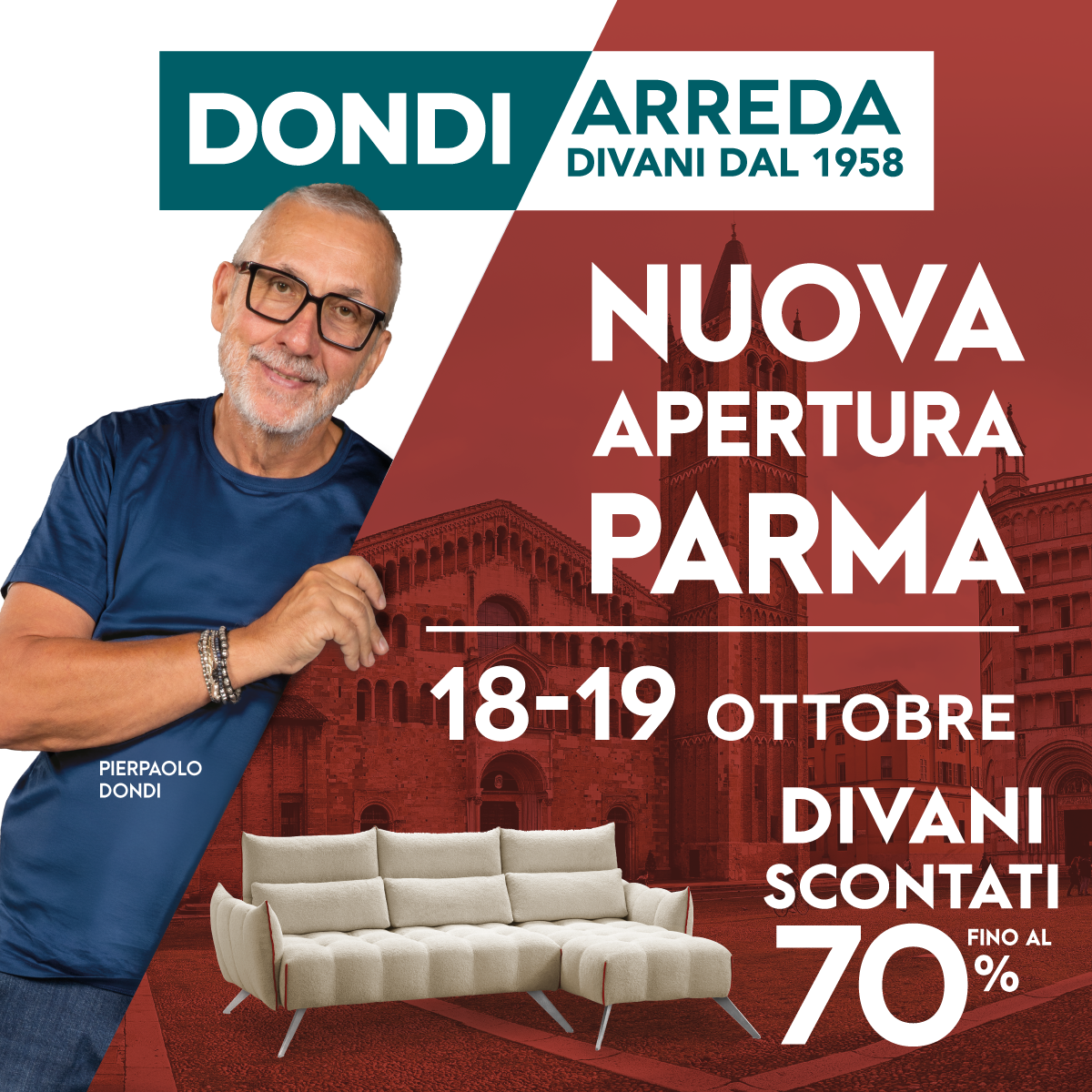 18-19 ottobre Nuova Apertura a Parma