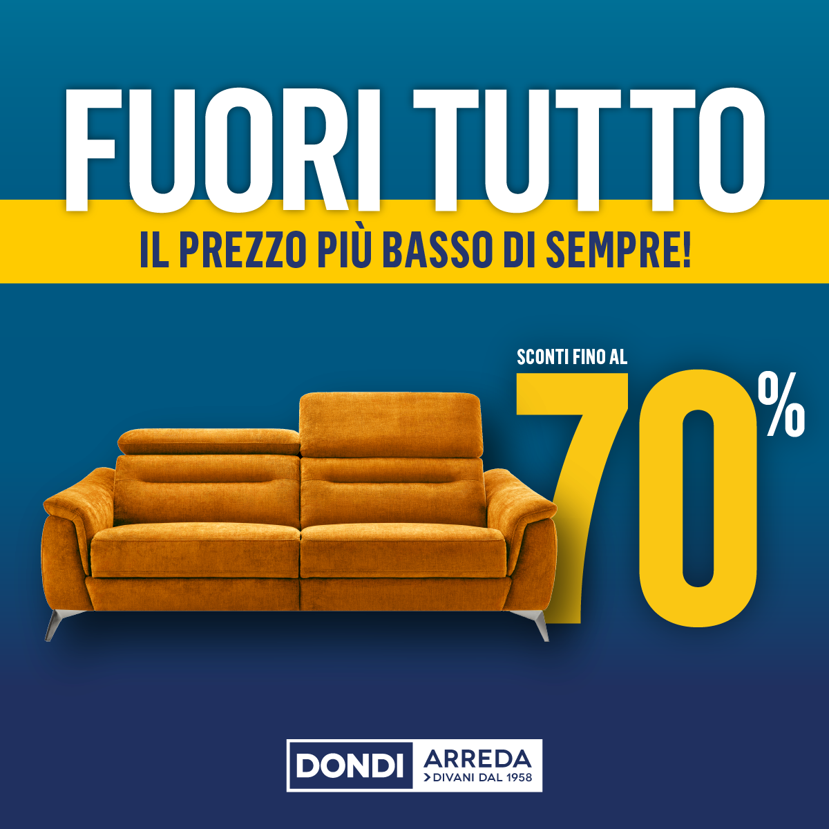 FUORI TUTTO DIVANI