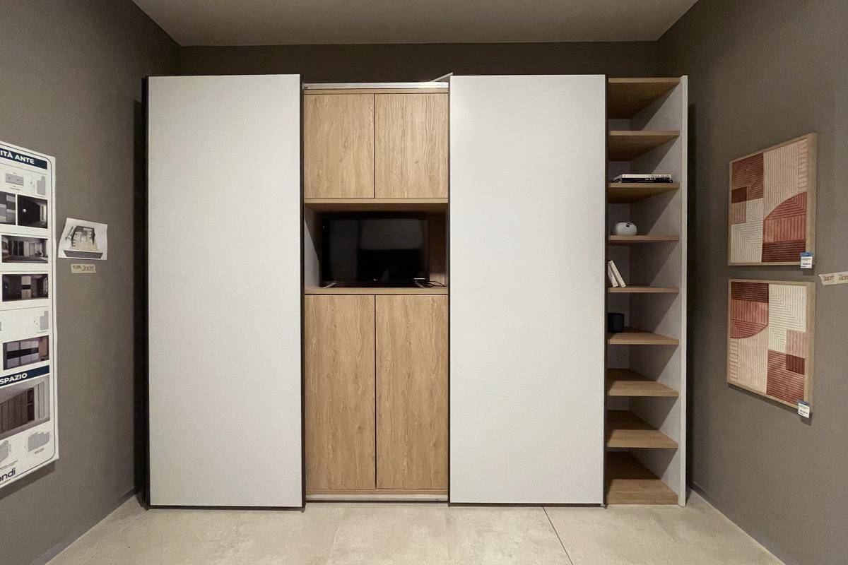 Armadio con libreria Four
