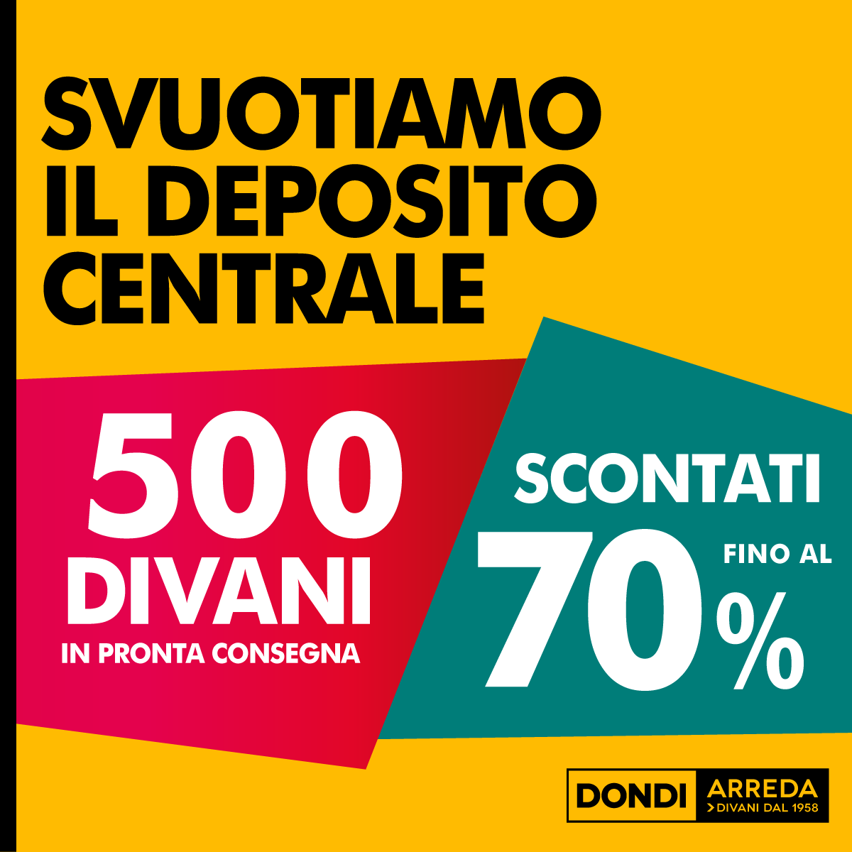 SVUOTIAMO il deposito centrale