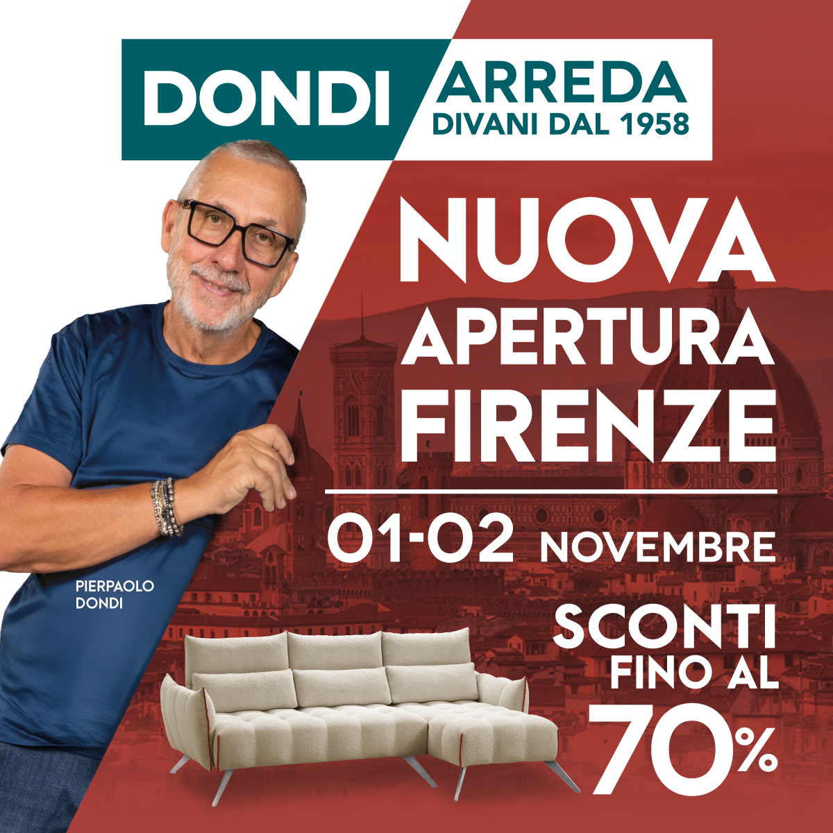 01-02 novembre Nuova Apertura a Firenze