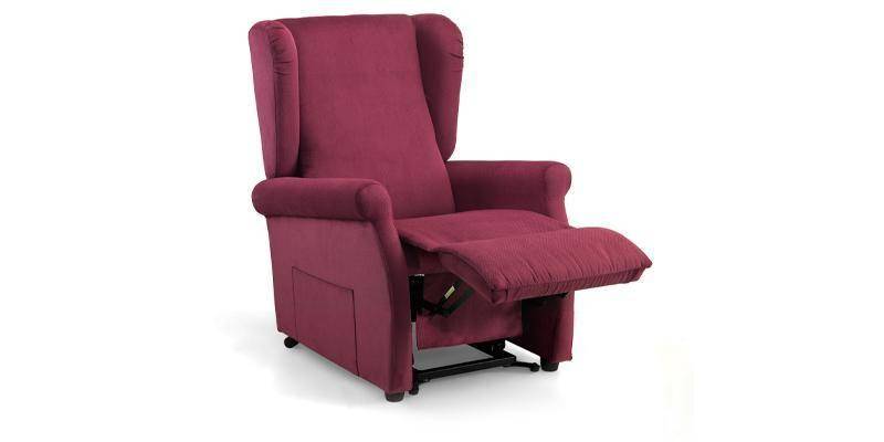 Poltrona relax elettrica, alzata lift e sistema roller, in microfibra antimacchia.