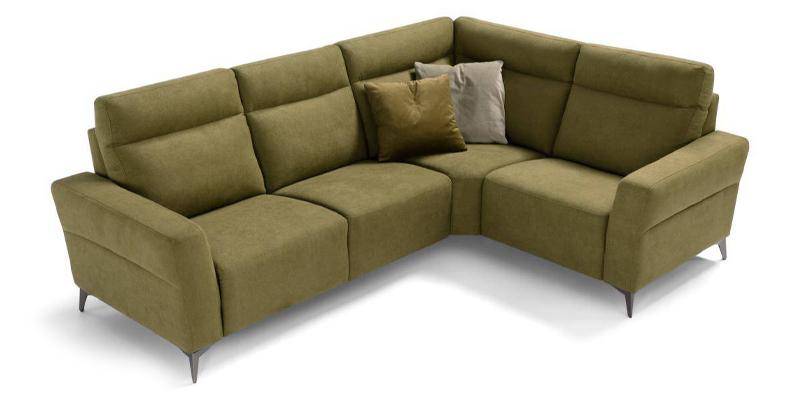 Angolo terminale fisso, in tessuto antimacchia.