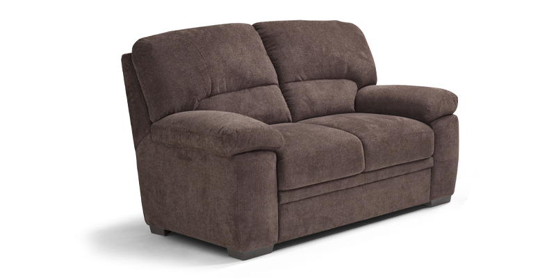 Divano 2 posti fisso, in tessuto Penelope.