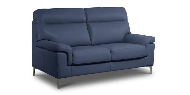 Divano 3 posti fisso, in tessuto antimacchia.