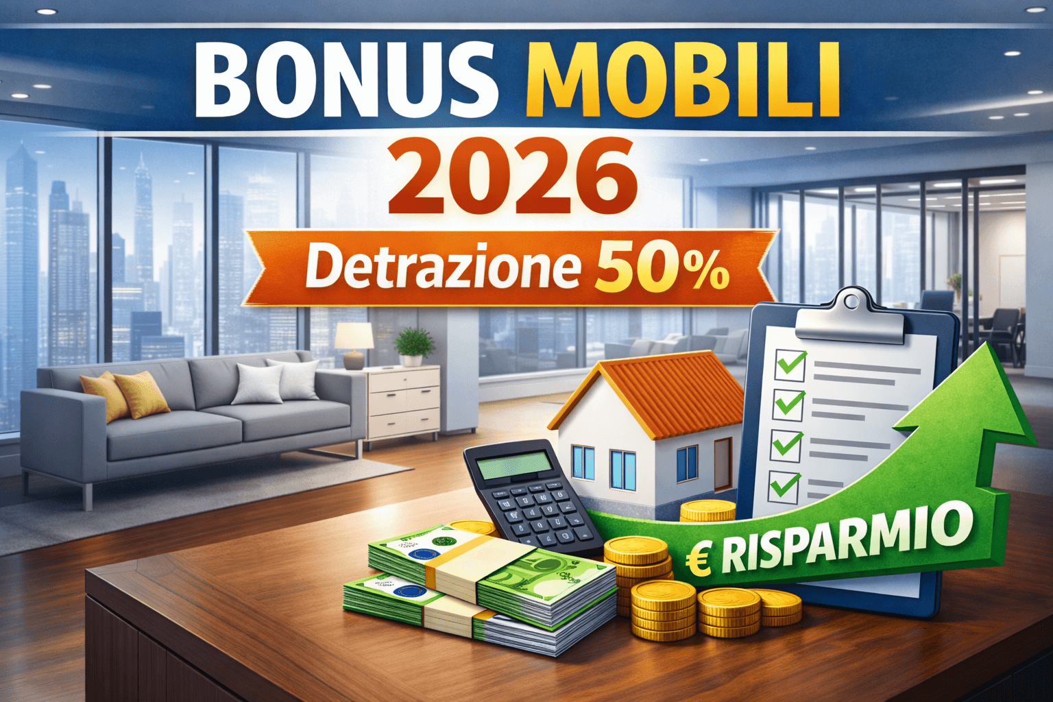 Bonus Mobili 2026: arreda casa e recupera il 50% della spesa
