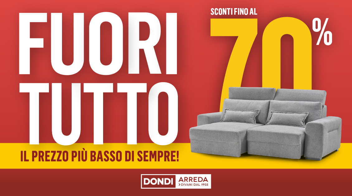 FUORI TUTTO DIVANI