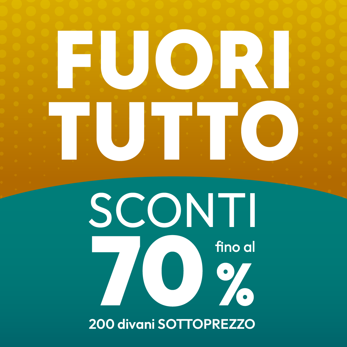 FUORI TUTTO DIVANI